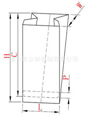 尖底紙袋結(jié)構(gòu)圖