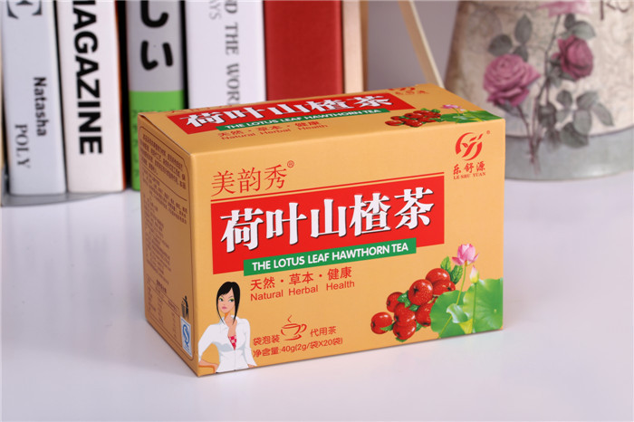 荷葉山楂茶1