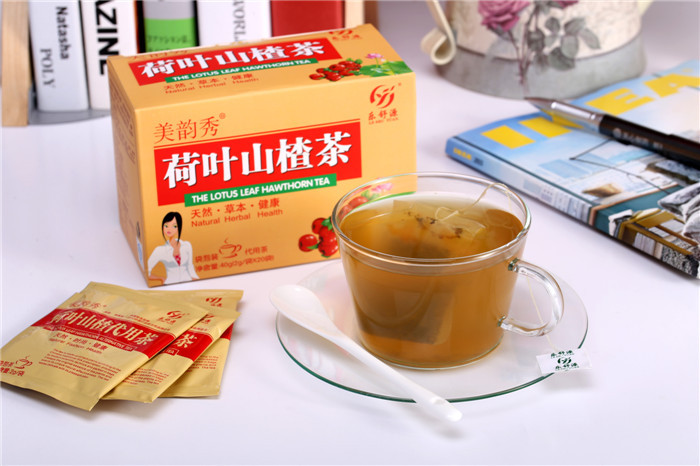 荷葉山楂茶2